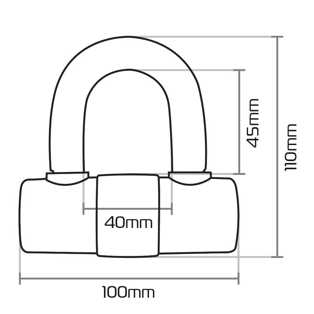 Oxford HD Max Disc Lock Orange - FREE UK Shipping, FREE 365 Day Returns | Moto Central