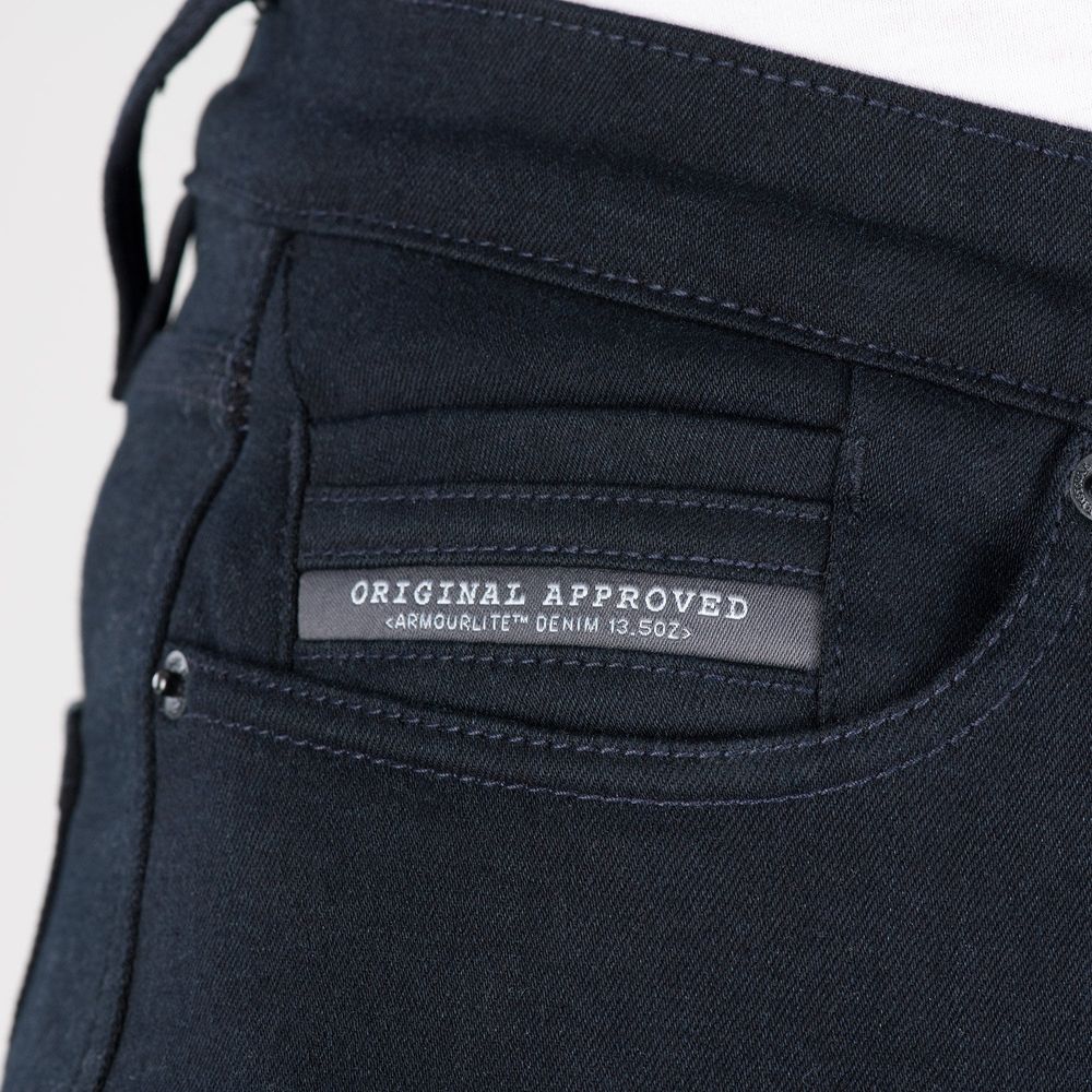 Oxford Original Approved Super Stretch Slim Fit Jeans Indigo - FREE UK Shipping, FREE 365 Day Returns | Moto Central