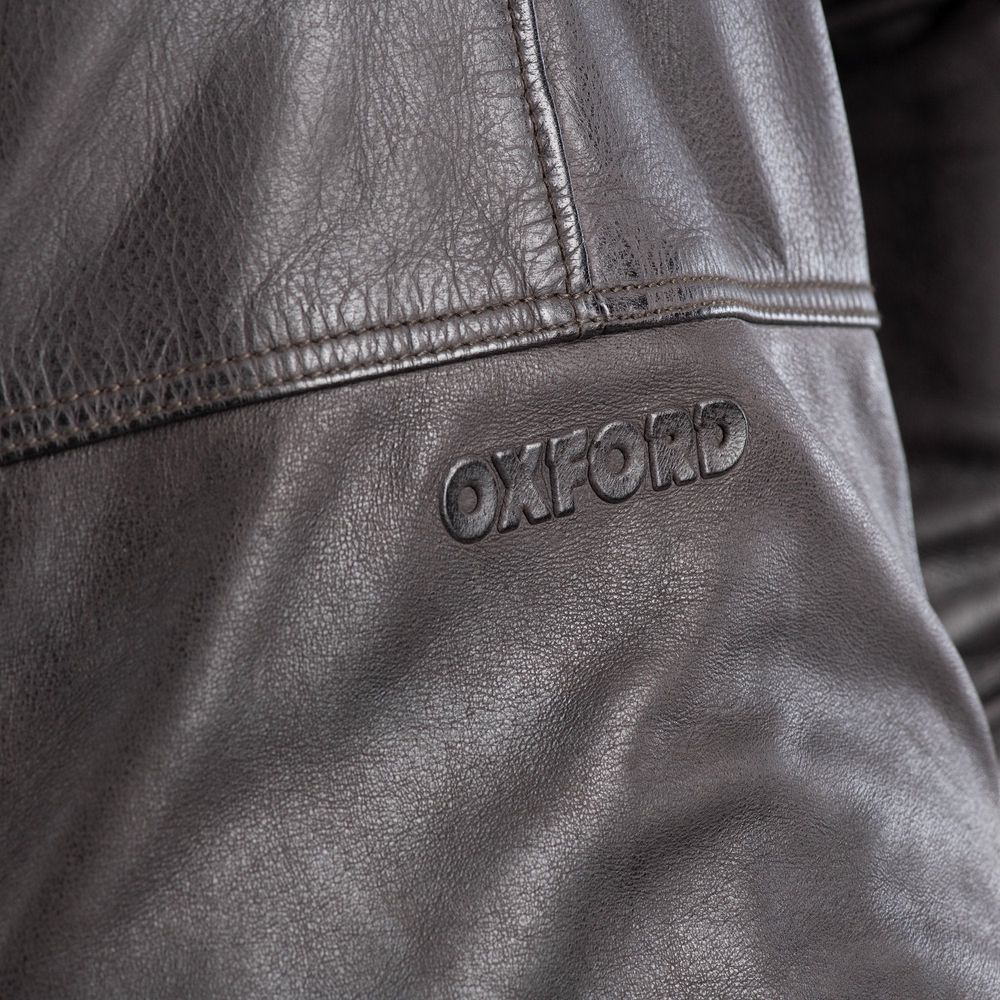 Oxford Holton Leather Jacket Brown