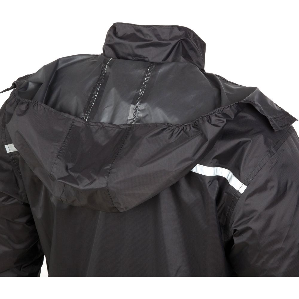 Tucano Urbano Nano Rain Jacket Plus Hydroscud Super-Compact Raincoat Jacket Black