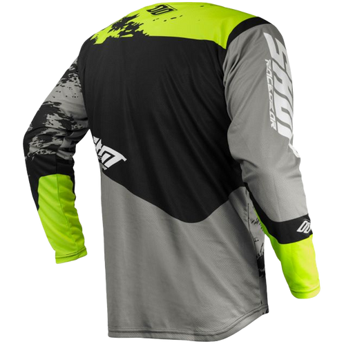 Shot Contact MX Jersey Shadow Grey / Neon Yellow