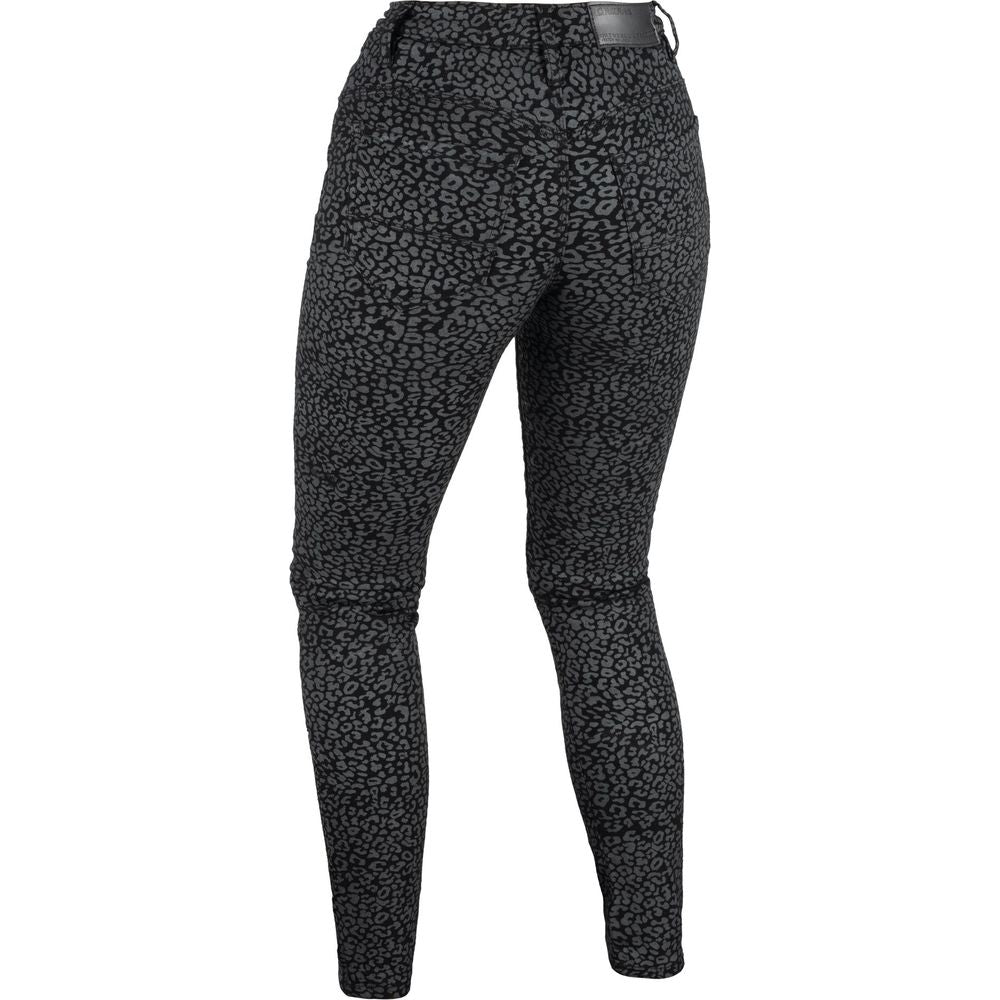 Oxford Original Approved AA Super Stretch Ladies Jeans Leopard - FREE UK Shipping, FREE 365 Day Returns | Moto Central