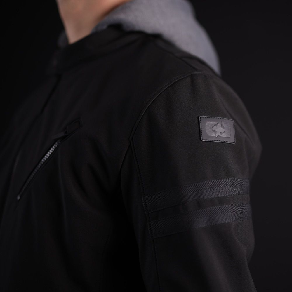 Oxford Faringdon Textile Jacket Stealth Black  - FREE UK Shipping, FREE 365 Day Returns | Moto Central