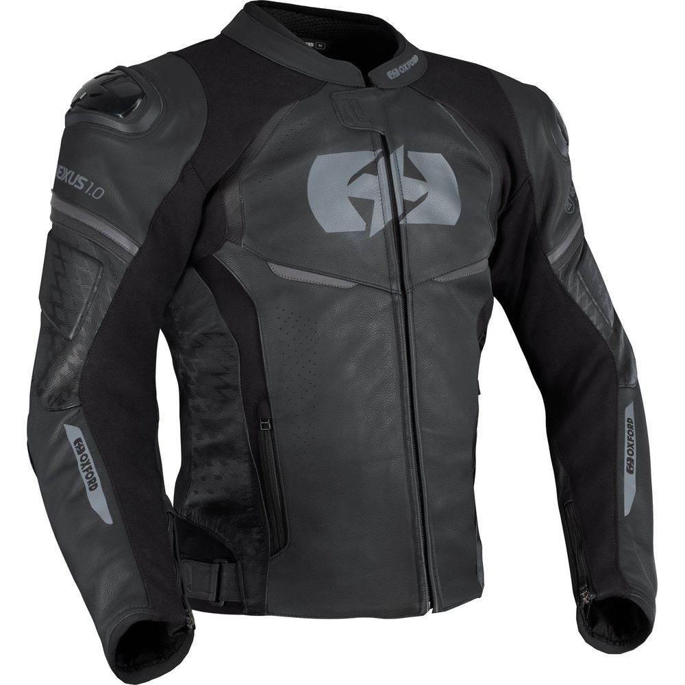 Oxford Nexus 1.0 Leather Jacket Stealth Black