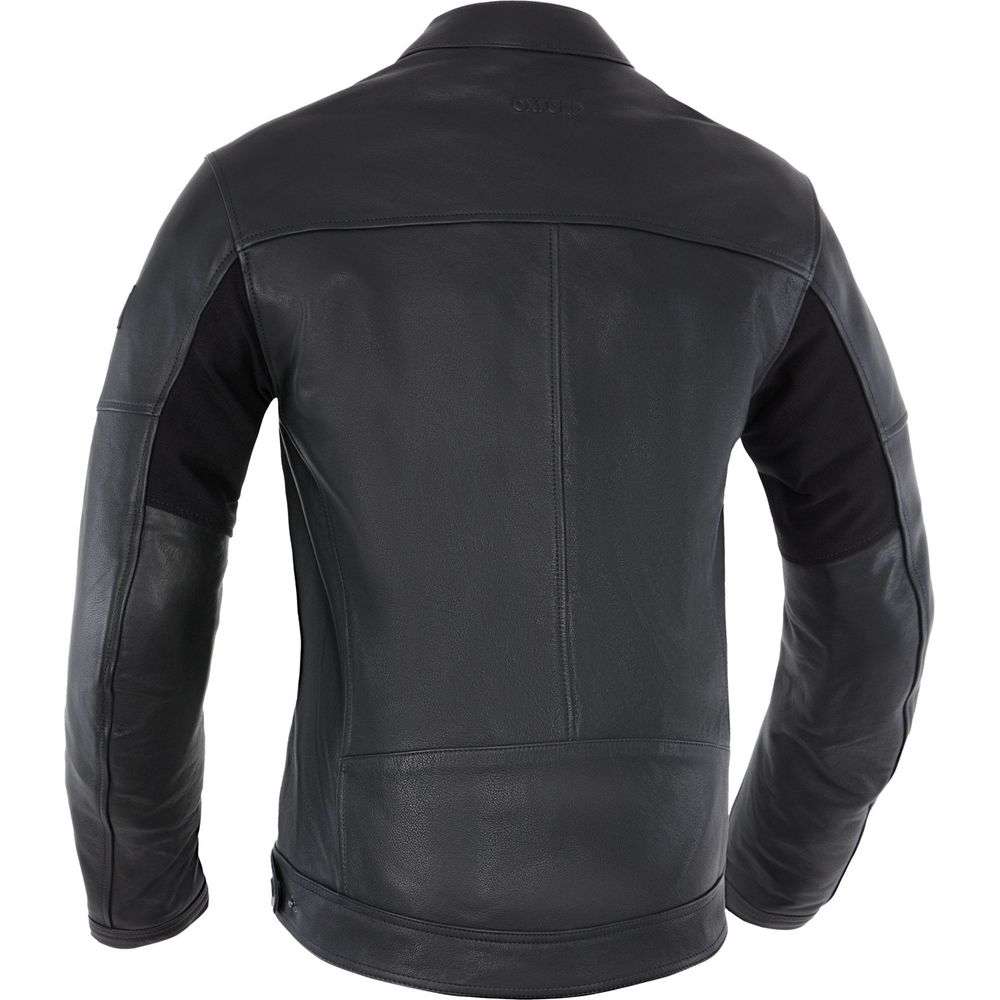 Oxford Henlow Leather Jacket Black - FREE UK Shipping, FREE 365 Day Returns | Moto Central