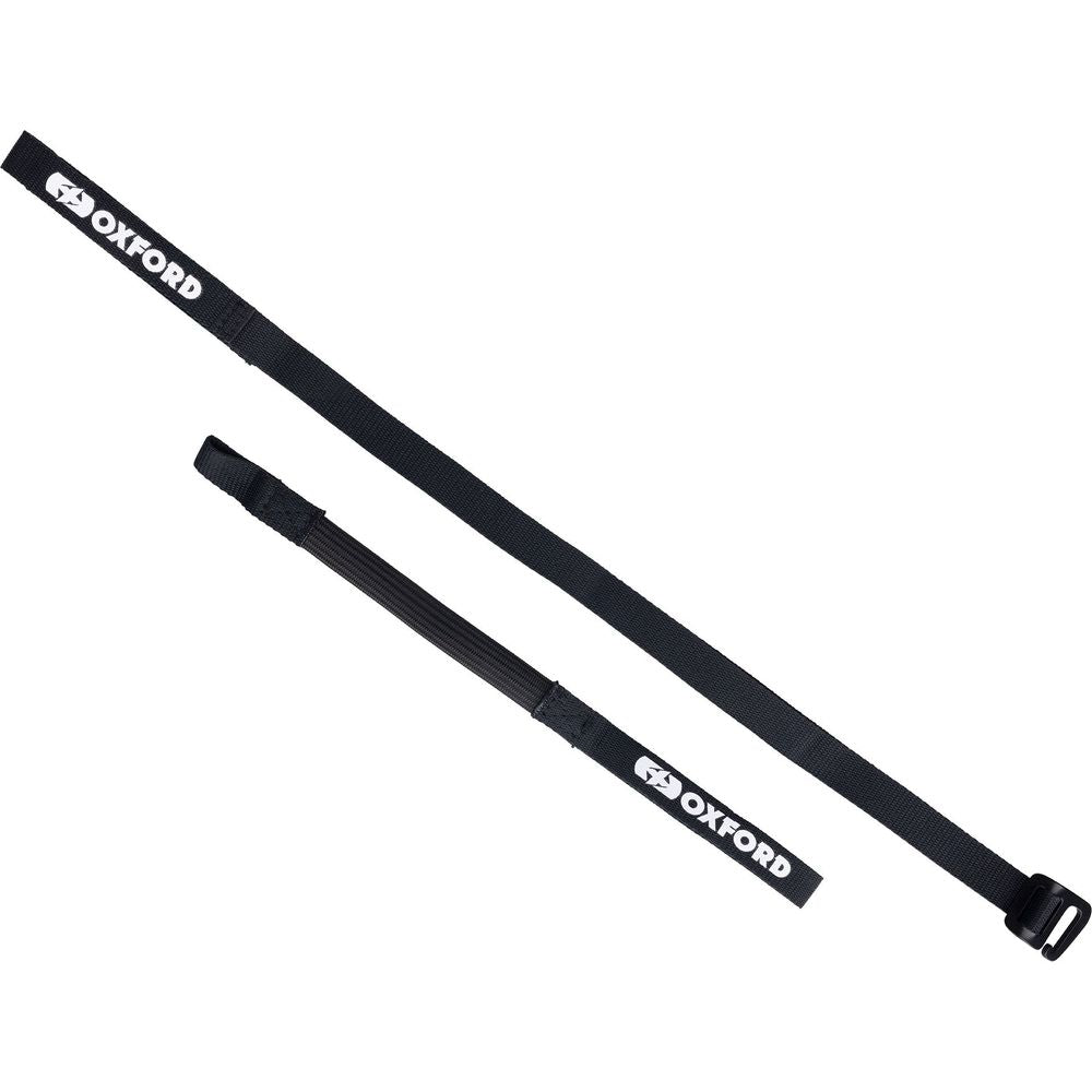 Oxford Atlas G Hook Straps Pair Black - 17mm x 1.2m