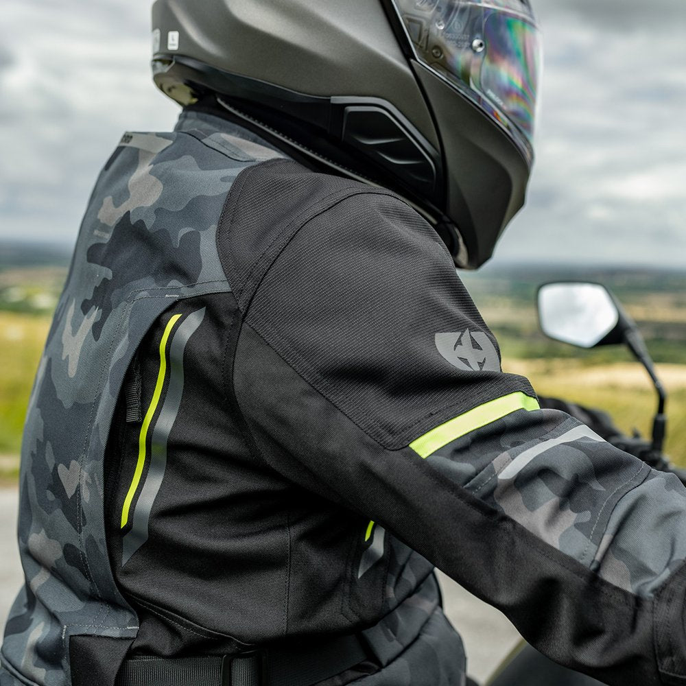 Oxford Calgary 2.0 Dry2Dry Textile Jacket Black / Camo  - FREE UK Shipping, FREE 365 Day Returns | Moto Central