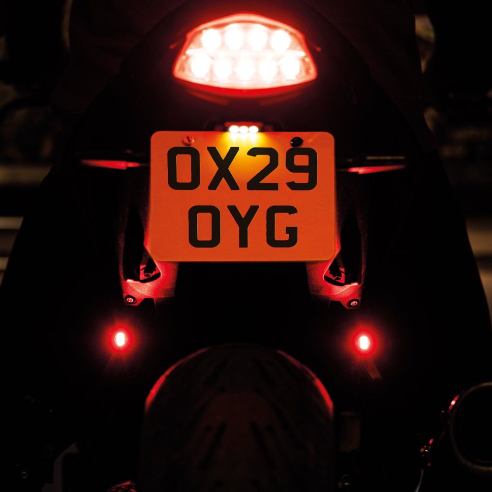 Oxford Rear Run Lights Black