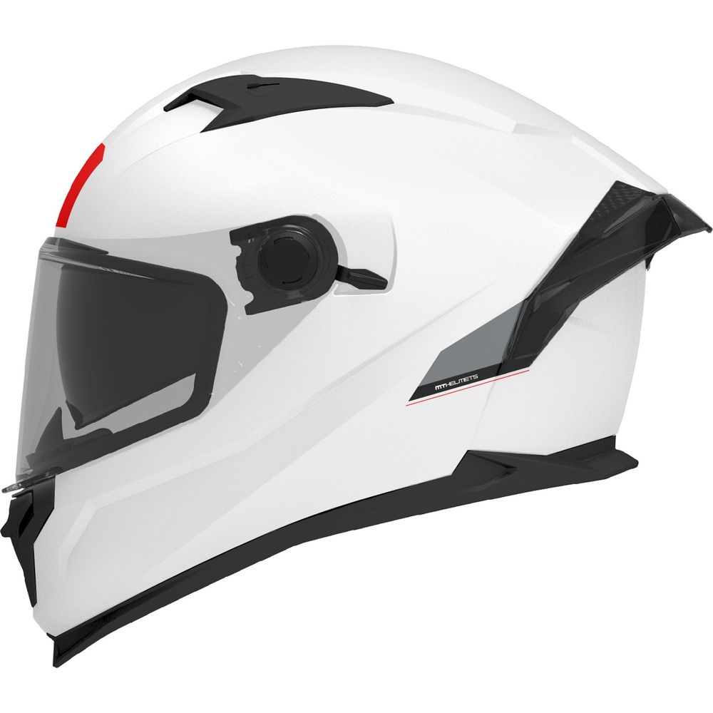 MT Braker SV Solid A0 Full Face Helmet Gloss Pearl White