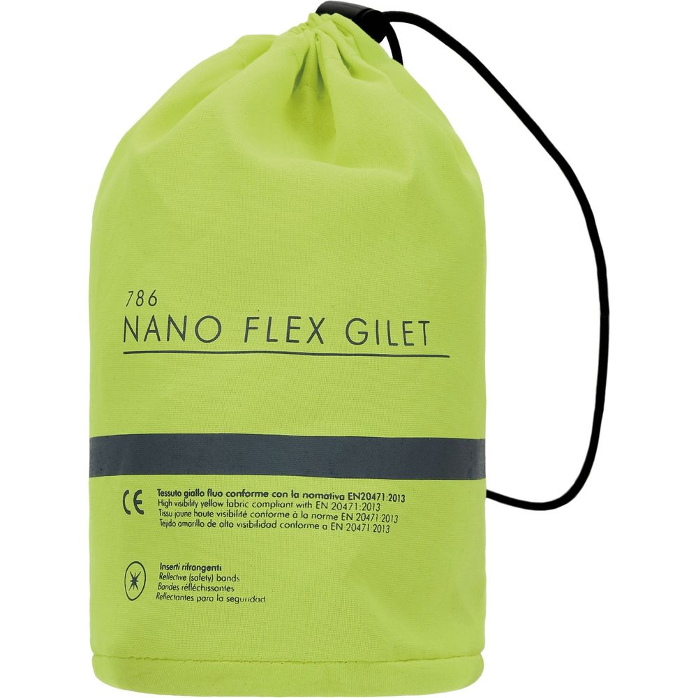 Tucano Urbano Nano Flex Gilet Vest Fluo Yellow - FREE UK Shipping, FREE 365 Day Returns | Moto Central