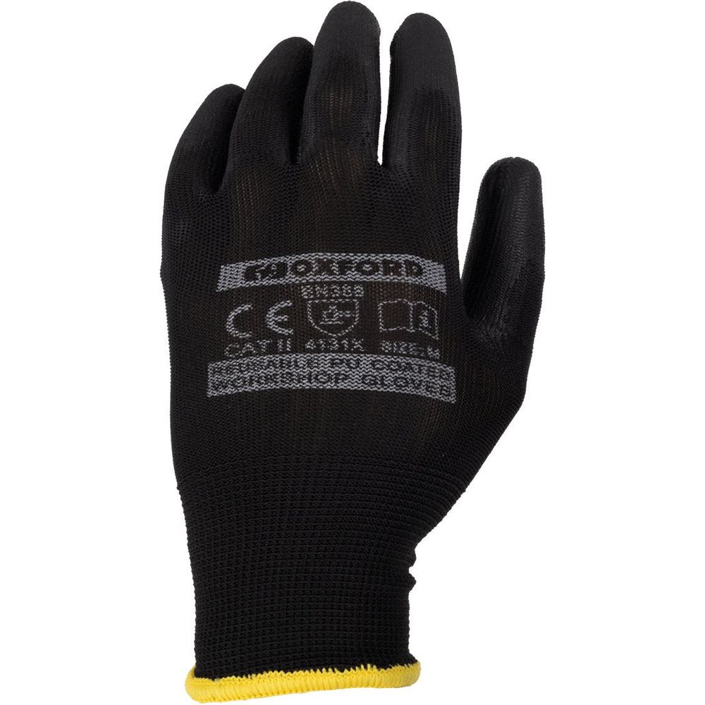 Oxford PU Coated Workshop Gloves Yellow / Black