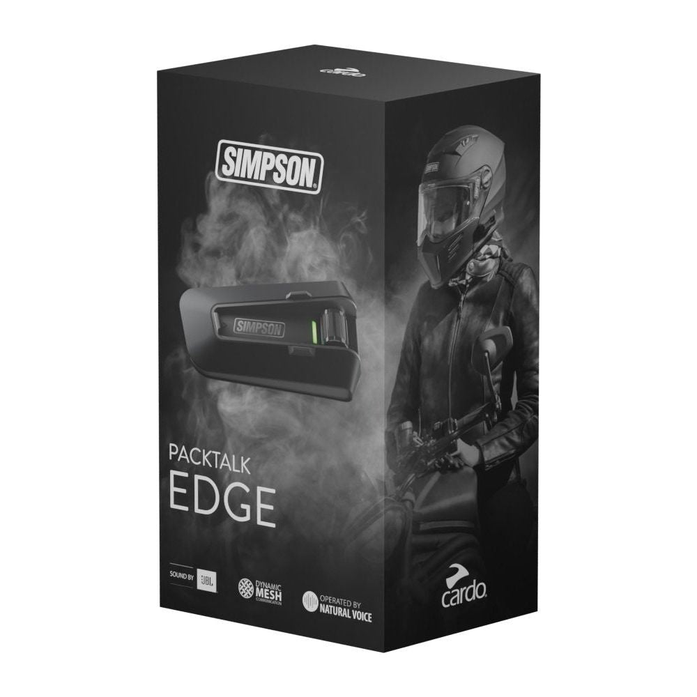 Simpson Cardo Packtalk Edge Mesh Bluetooth Intercom System