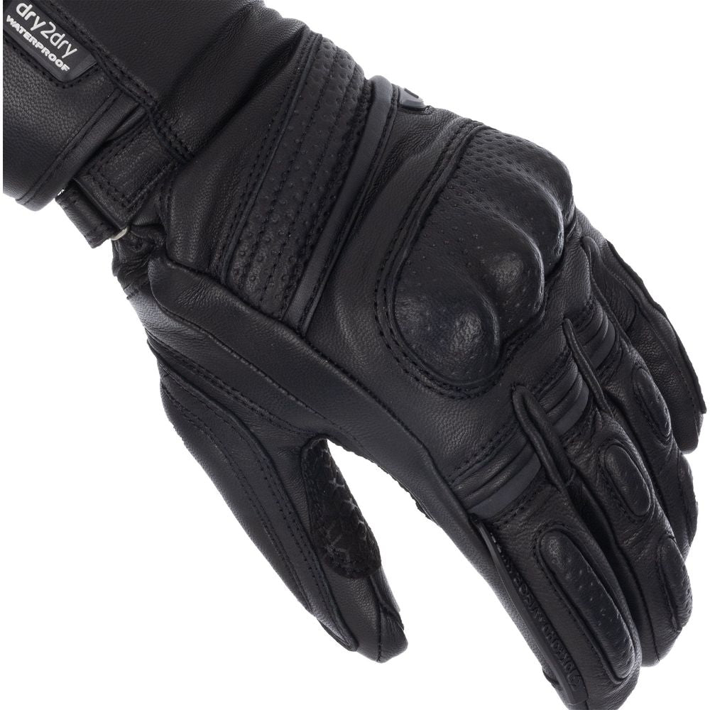 Oxford Hamilton Waterproof Ladies Gloves Tech Black - FREE UK Shipping, FREE 365 Day Returns | Moto Central