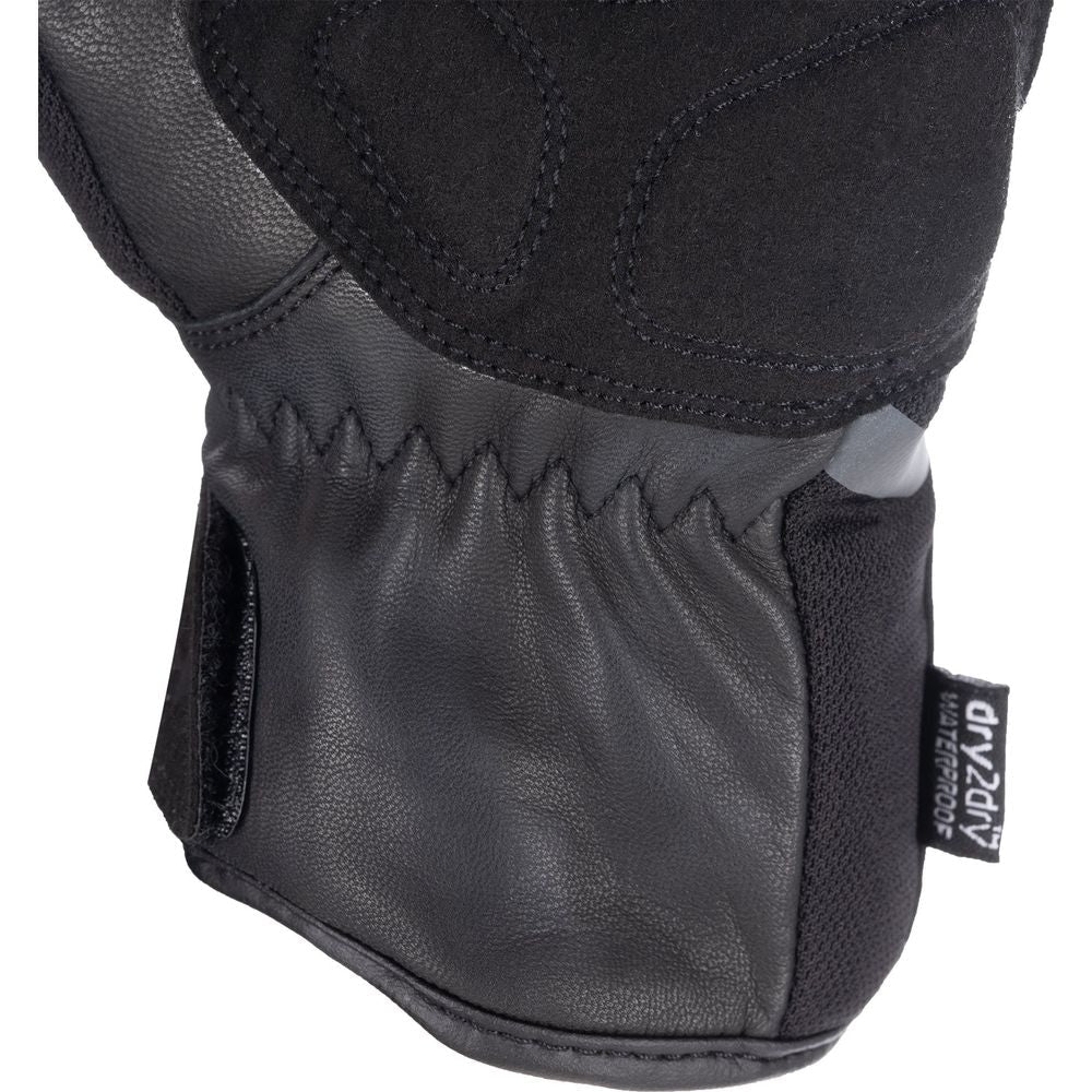 Oxford Dakar 1.0 Dry2Dry Textile Gloves Stealth Black - FREE UK Shipping, FREE 365 Day Returns | Moto Central