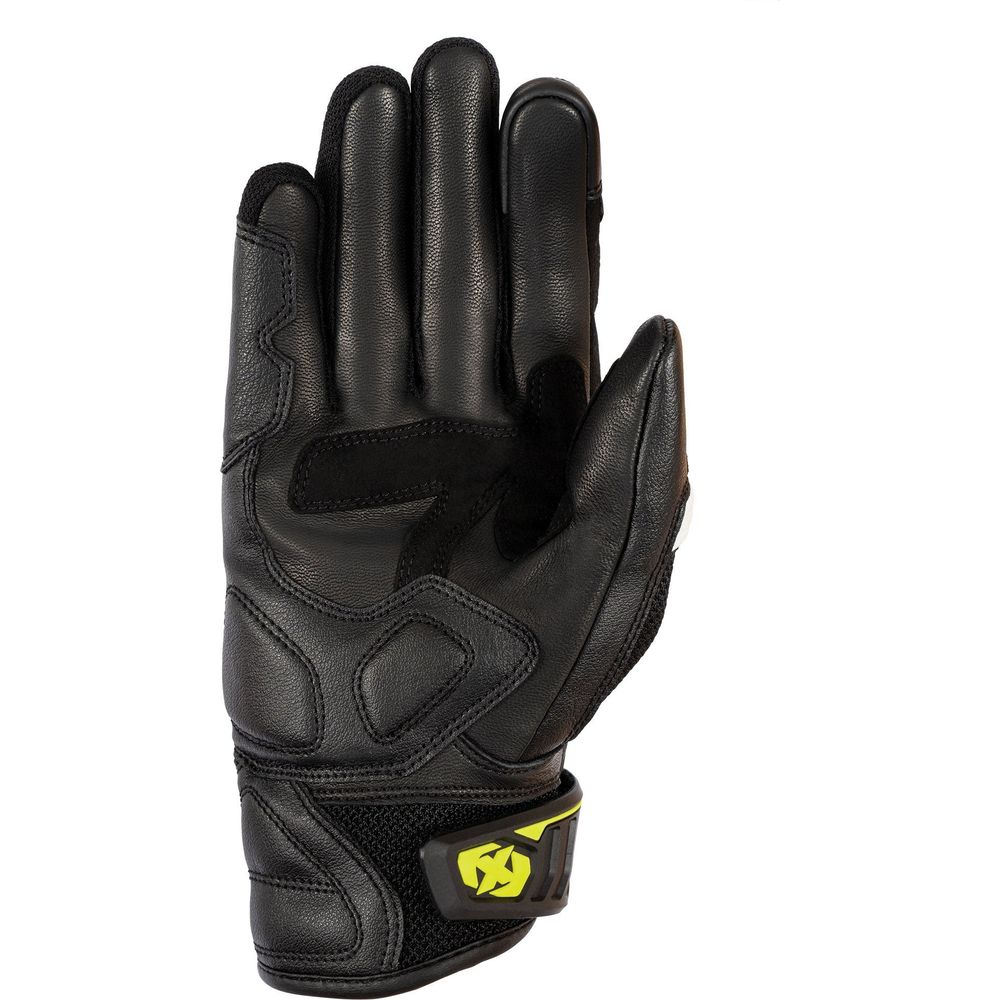 Oxford RP-4S 3.0 Leather Gloves Black / White / Yellow - FREE UK Shipping, FREE 365 Day Returns | Moto Central