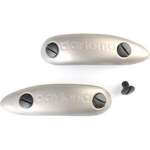 Daytona Voltex Toe Sliders Silver - FREE UK Shipping, FREE 365 Day Returns | Moto Central