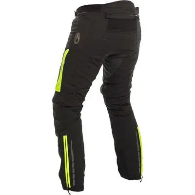 Richa Colorado Textile Trouser Black / Fluo Yellow - FREE UK Shipping, FREE 365 Day Returns | Moto Central