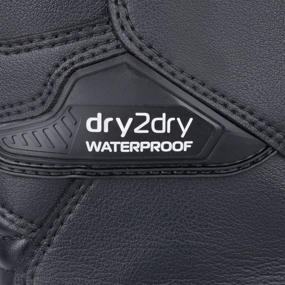 Oxford Code 1.0 Dry2Dry Boots Black - FREE UK Shipping, FREE 365 Day Returns | Moto Central