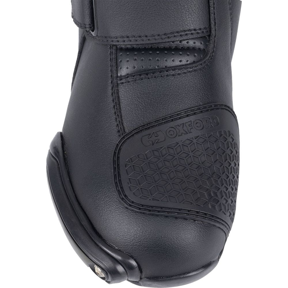 Oxford Omega Air Short Boots Black / White - FREE UK Shipping, FREE 365 Day Returns | Moto Central