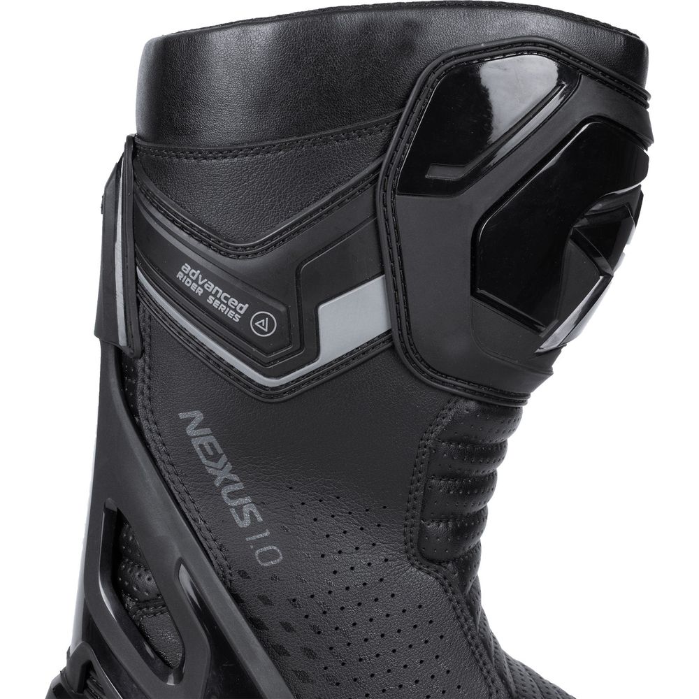 Oxford Nexus 1.0 Air Boots Stealth Black - FREE UK Shipping, FREE 365 Day Returns | Moto Central