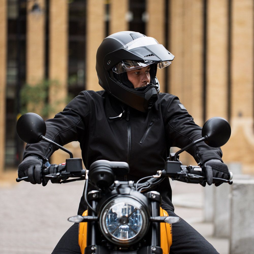 Oxford Faringdon Textile Jacket Stealth Black  - FREE UK Shipping, FREE 365 Day Returns | Moto Central