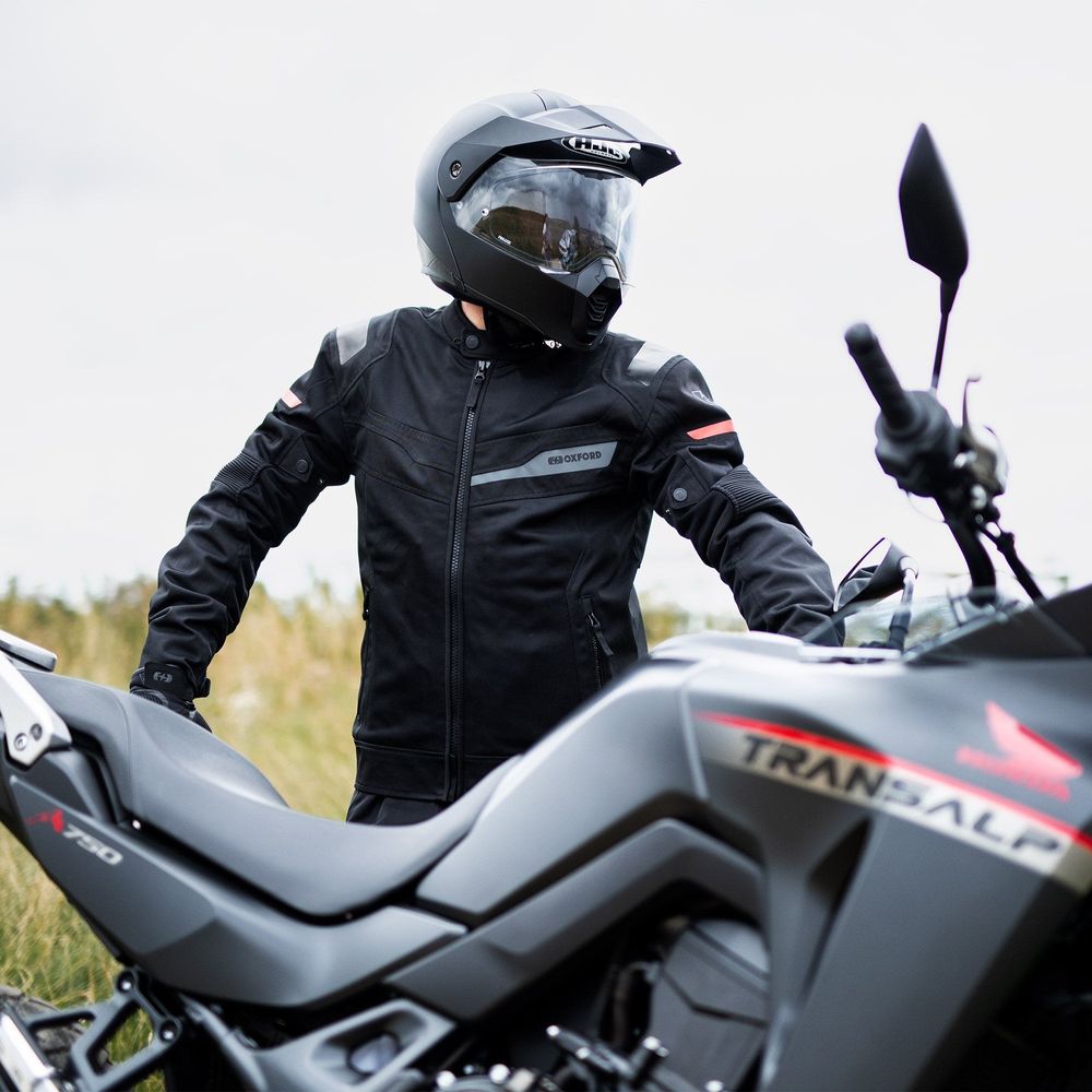 Oxford Dakar Dry2Dry Air Textile Jacket Tech Black - FREE UK Shipping, FREE 365 Day Returns | Moto Central