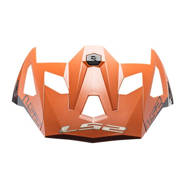 LS2 Peak For X Force MX703 Victory Titanium / Orange Helmet  - FREE UK Shipping, FREE 365 Day Returns | Moto Central