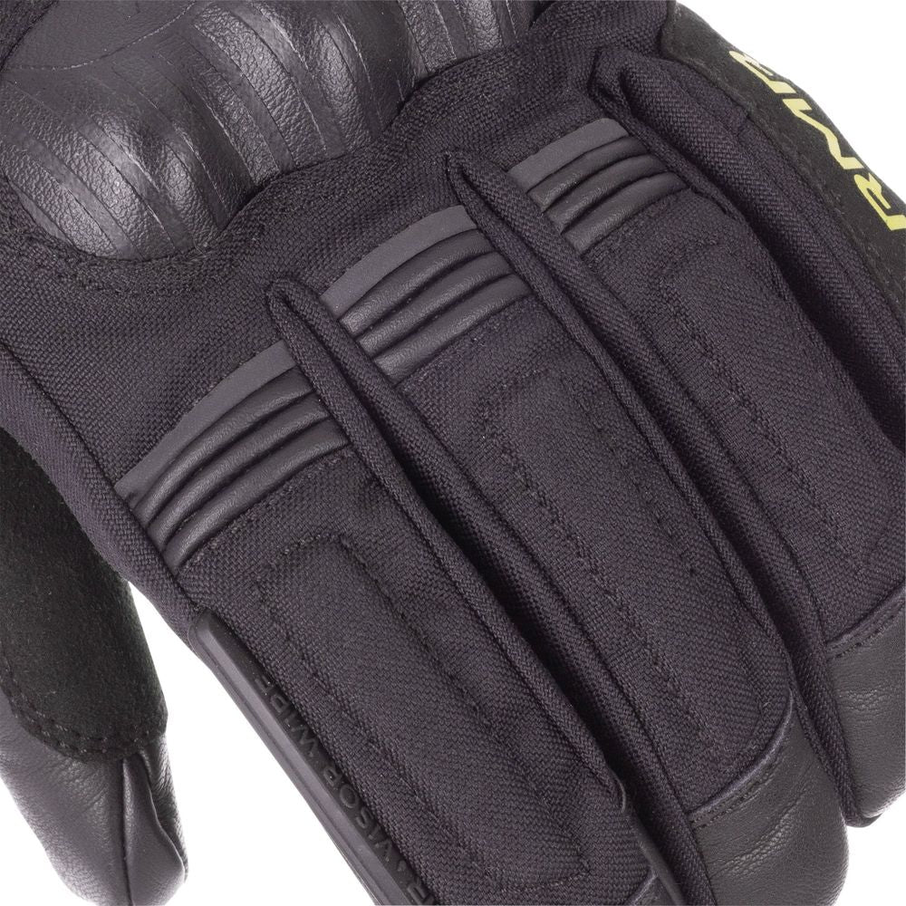 ARMR Kumaji 3.0 Waterproof Textile Gloves Black / Yellow  - FREE UK Shipping, FREE 365 Day Returns | Moto Central