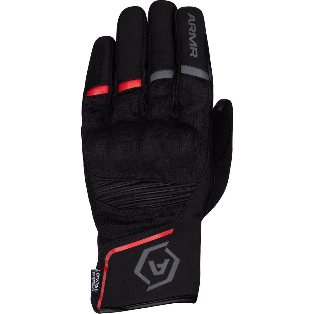 ARMR Eyoshi 3.0 Waterproof Textile Gloves Black / Red