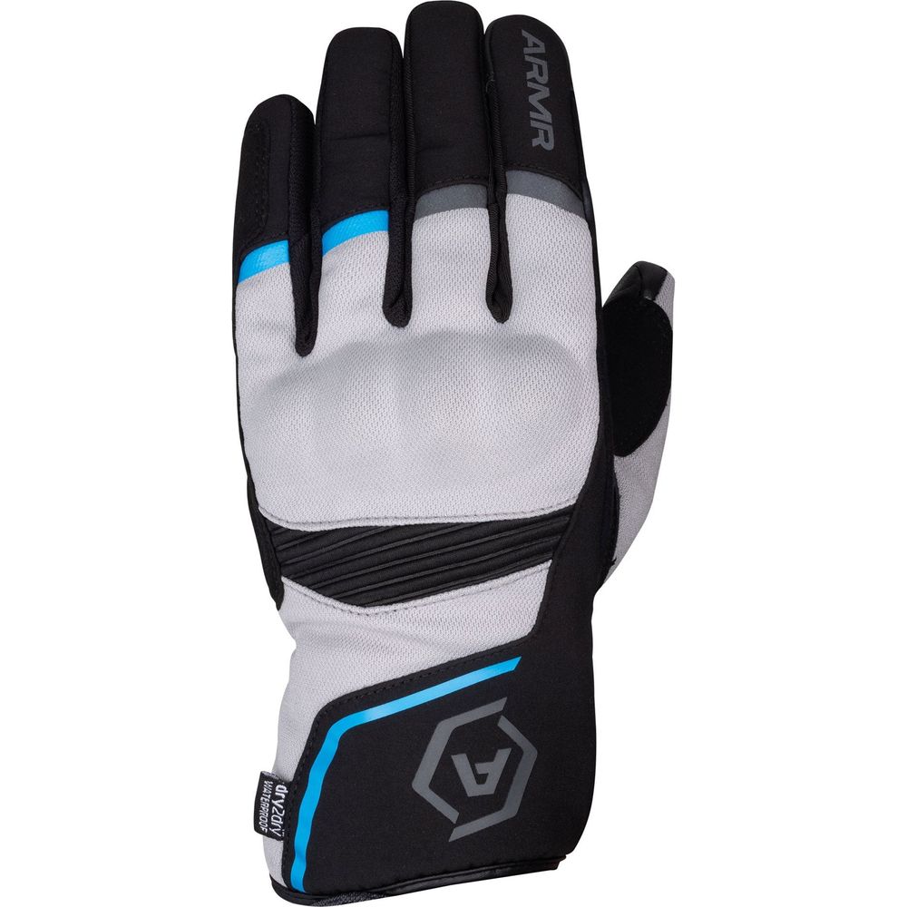 ARMR Eyoshi 3.0 Waterproof Textile Gloves Black / Light Grey / Blue