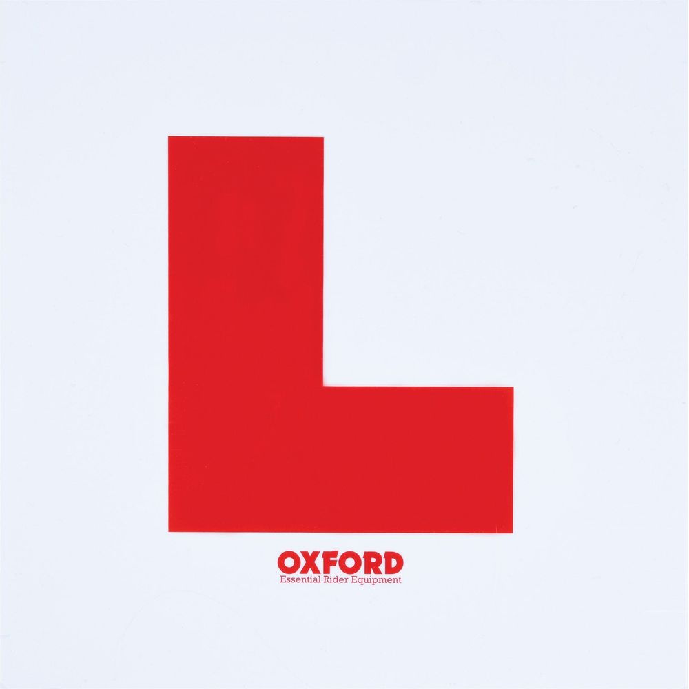 Oxford Self Adhesive L Plate - Pack Of 50