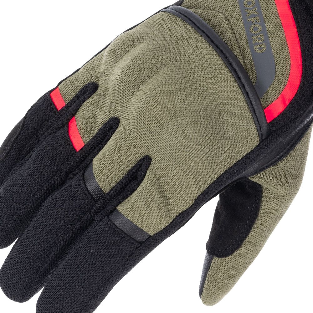 Oxford Dakar 1.0 Textile Gloves Green / Red