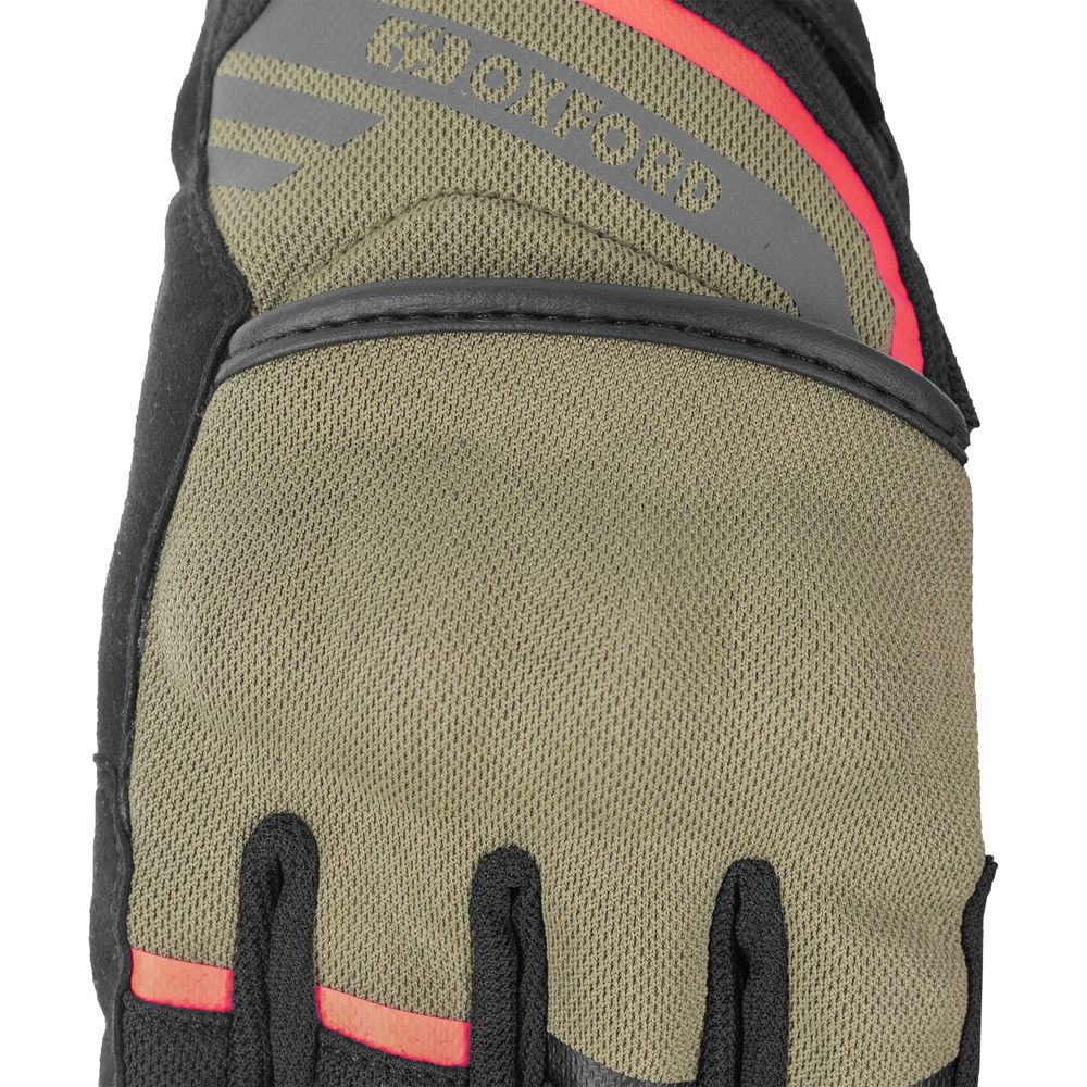 Oxford Dakar 1.0 Textile Gloves Green / Red