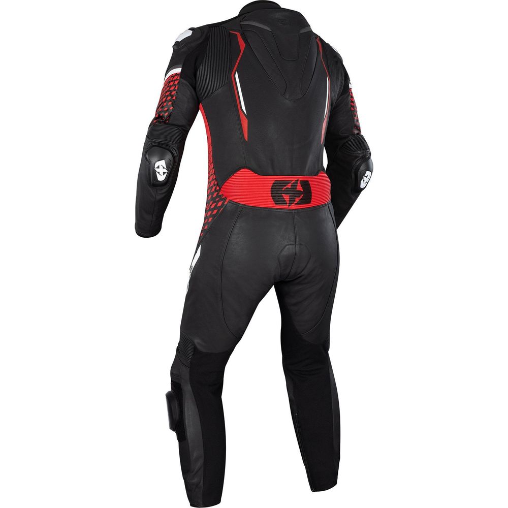 Oxford Nexus 1.0 One Piece Leather Suit Black / Red