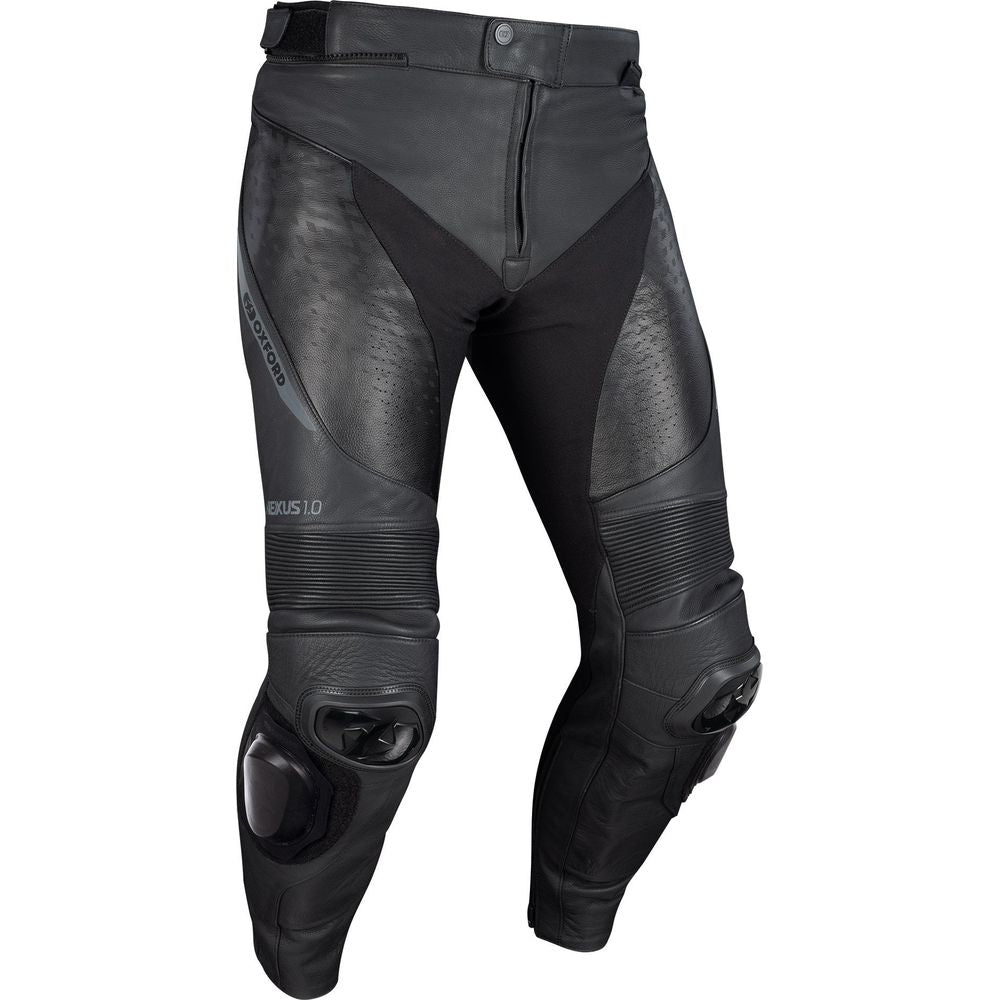 Oxford Nexus 1.0 Leather Trouser Stealth Black