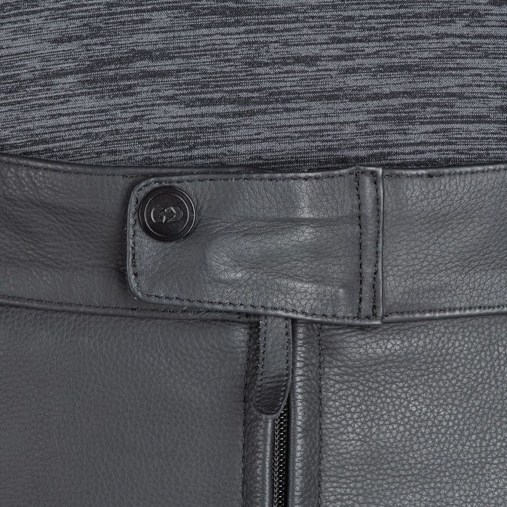 Oxford Nexus 1.0 Leather Trouser Stealth Black - FREE UK Shipping, FREE 365 Day Returns | Moto Central