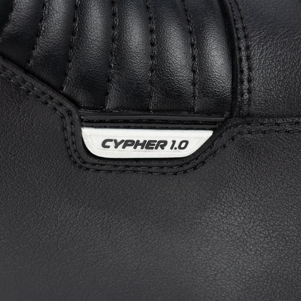 Oxford Cypher 1.0 Dry2Dry Boots Black / White - FREE UK Shipping, FREE 365 Day Returns | Moto Central