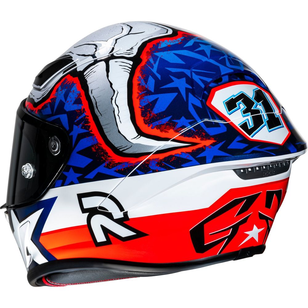 HJC RPHA 1 Garrett Gerloff Replica Full Face Helmet MC21 White / Red / Blue