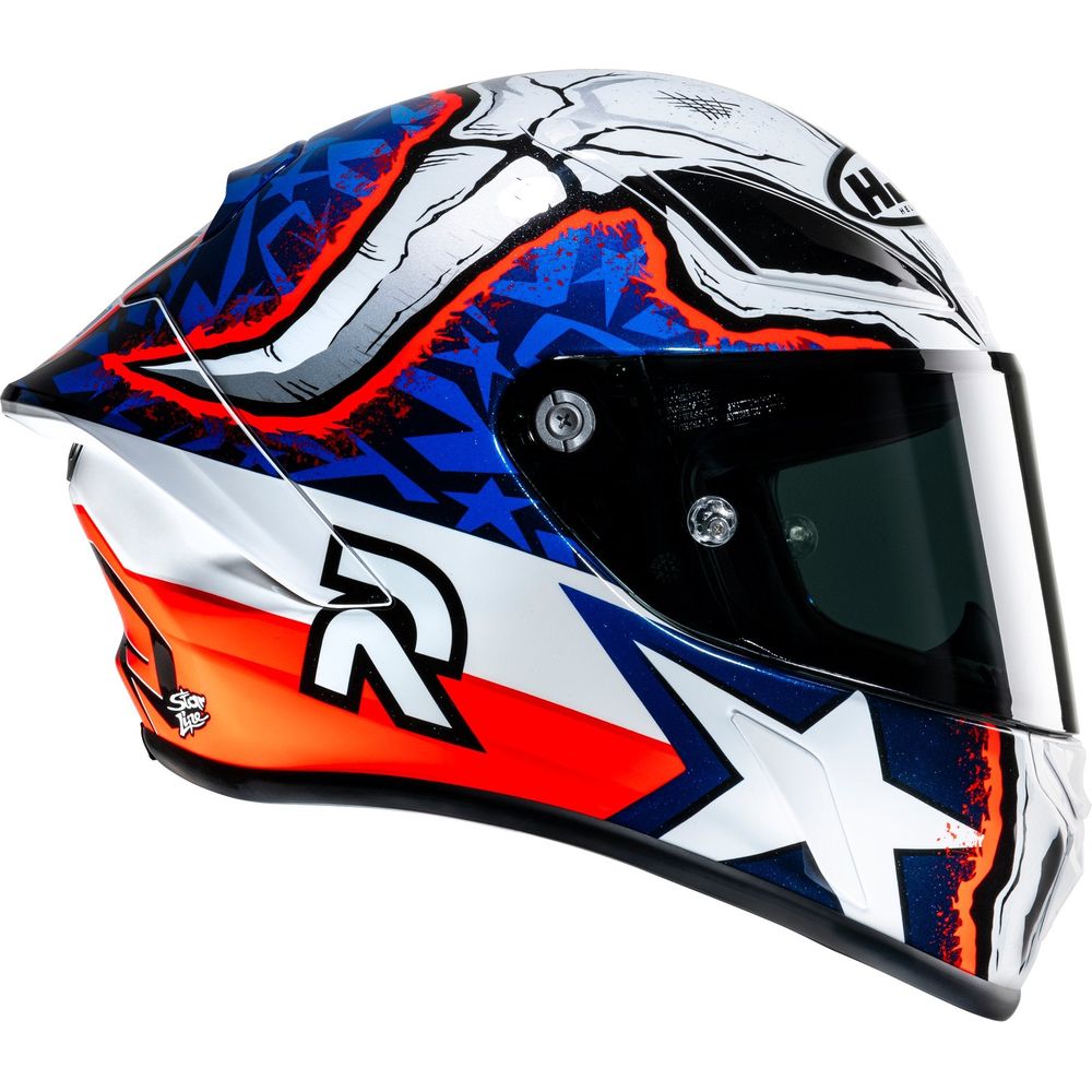 HJC RPHA 1 Garrett Gerloff Replica Full Face Helmet MC21 White / Red / Blue