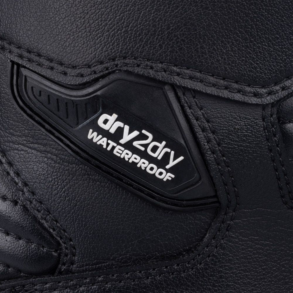 Oxford Code 1.0 Mid Dry2Dry Boots Stealth Black - FREE UK Shipping, FREE 365 Day Returns | Moto Central