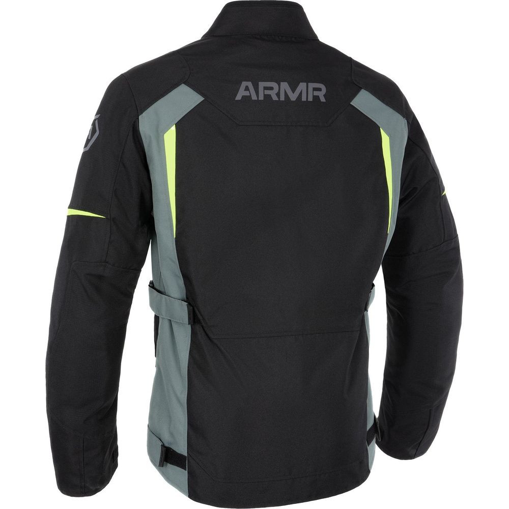 ARMR Kiso 4.0 Waterproof Textile Jacket Black / Green / Fluo Yellow