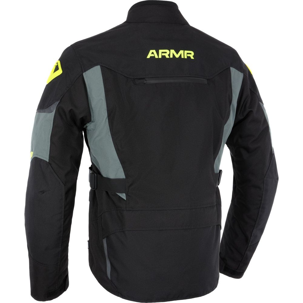 ARMR Kumaji 3.0 Waterproof Textile Jacket Black / Green / Fluo Yellow