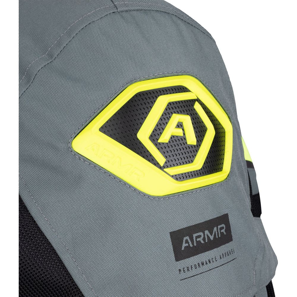 ARMR Eyoshi 3.0 Air Textile Jacket Black / Green / Fluo Yellow