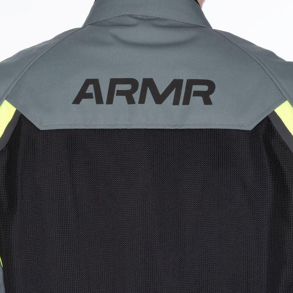 ARMR Eyoshi 3.0 Air Textile Jacket Black / Green / Fluo Yellow