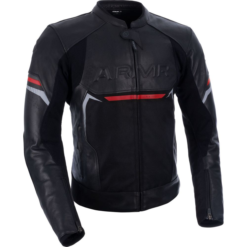 ARMR Raiden 3.0 Leather Jacket Black / Red