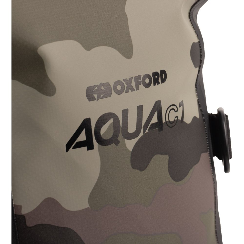 Oxford Aqua C7 Crash Bar Bag Camouflage - FREE UK Shipping, FREE 365 Day Returns | Moto Central