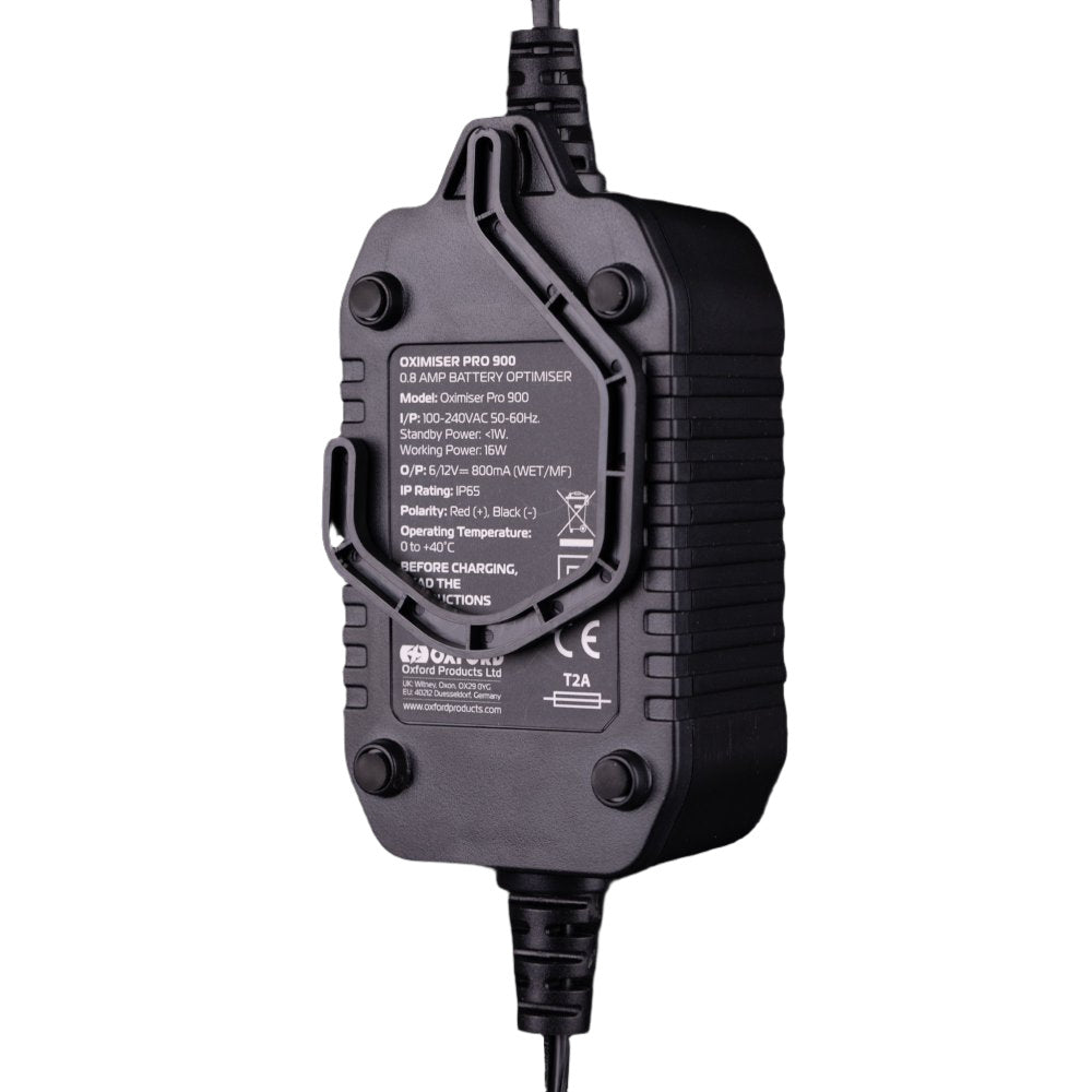 Oxford Oximiser Pro 900 Black - EU Plug - FREE UK Shipping, FREE 365 Day Returns | Moto Central