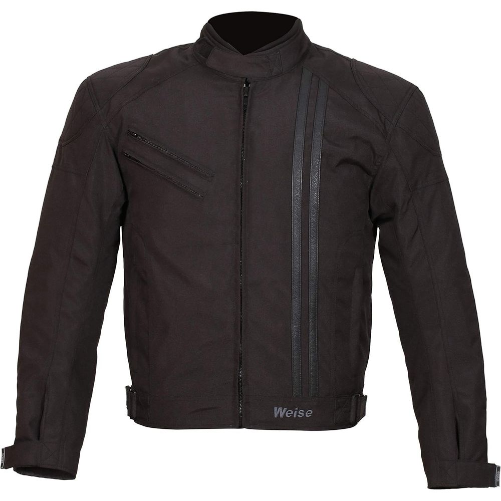 Weise Outlaw Textile Jacket Black  - FREE UK Shipping, FREE 365 Day Returns | Moto Central