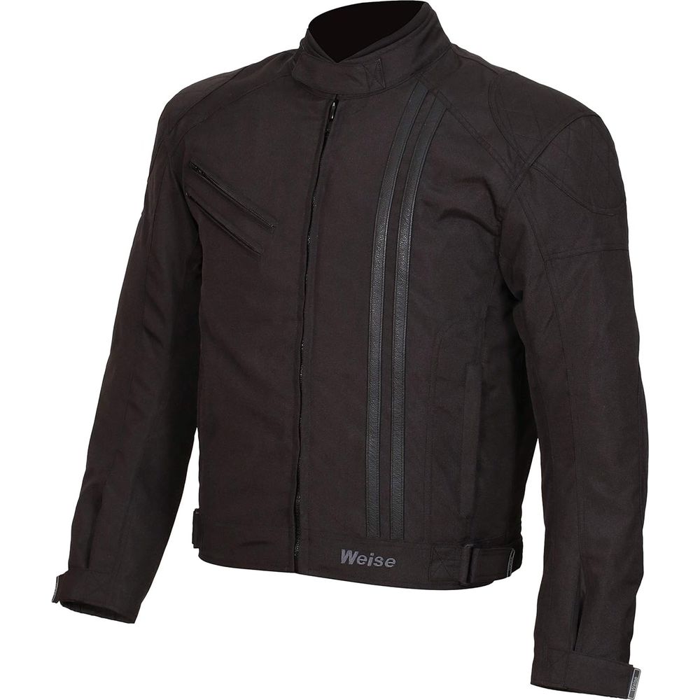 Weise Outlaw Textile Jacket Black  - FREE UK Shipping, FREE 365 Day Returns | Moto Central