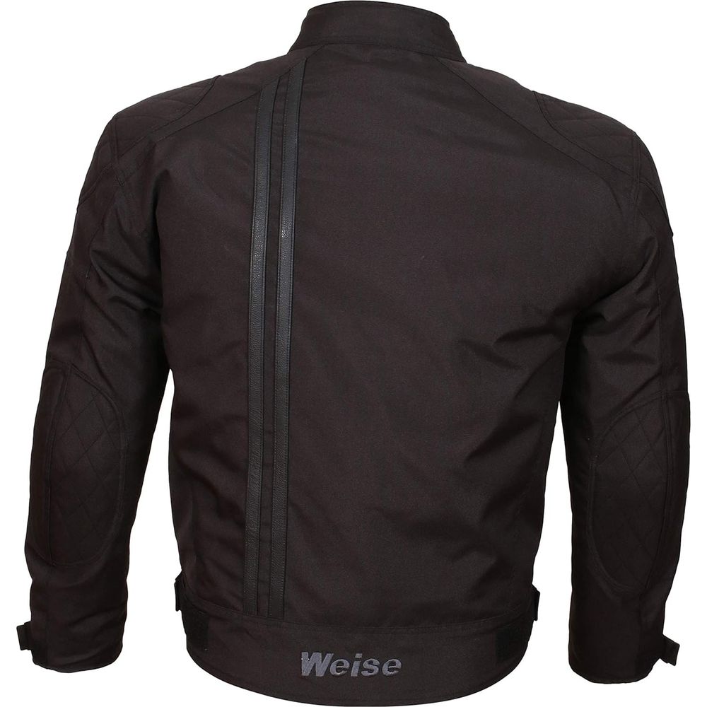 Weise Outlaw Textile Jacket Black  - FREE UK Shipping, FREE 365 Day Returns | Moto Central